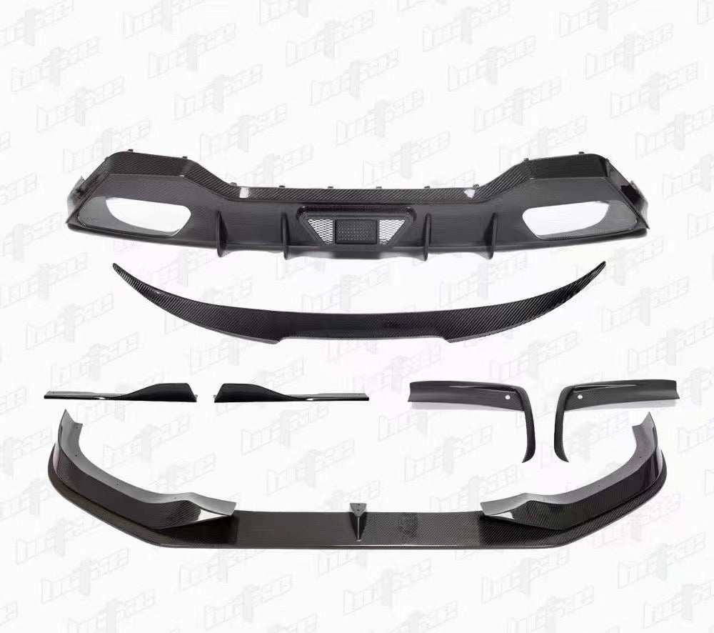 CARBON FIBER BODY KIT FOR BMW 8 SERIES G14 G15 G16 2018+ WITH M-PACKAGE

Set includes:


Front Lip

Eyebrows Front The Front Bumper
Front Grille
Mirror Covers
Side Skirts
Rear Spoiler
Rear Diffuser
Exhaust Tips

Material: Real Carbon Fiber

NOTE:&nbsp;Professional installation is required. Fits only with M-Package

Payment ►
Visa
Mastercard
PayPal with a credit card (add 4.4% at checkout)
Payoneer
Cryptocurrency
Shipment ►
By express DHL/UPS/TNT/FedEx
To the local international airport
Special line by air
S