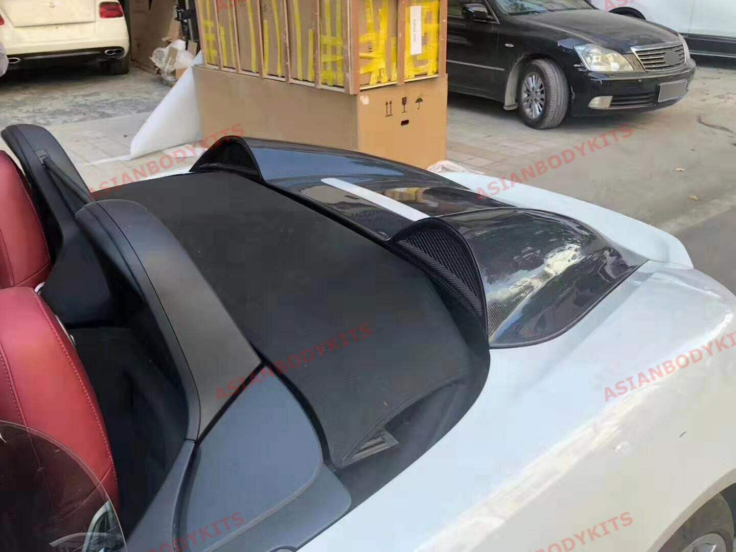 CARBON FIBER HUMP for PORSCHE 718 982 BOXSTER ROADSTER 2016 - 2025