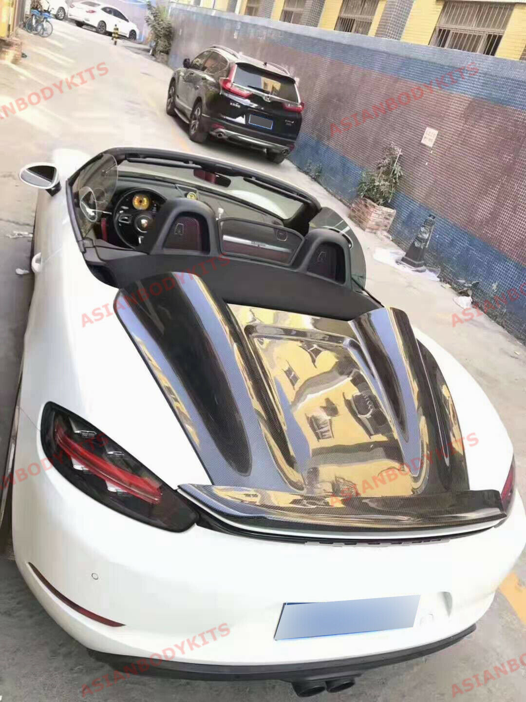 CARBON FIBER HUMP for PORSCHE 718 982 BOXSTER ROADSTER 2016 - 2025