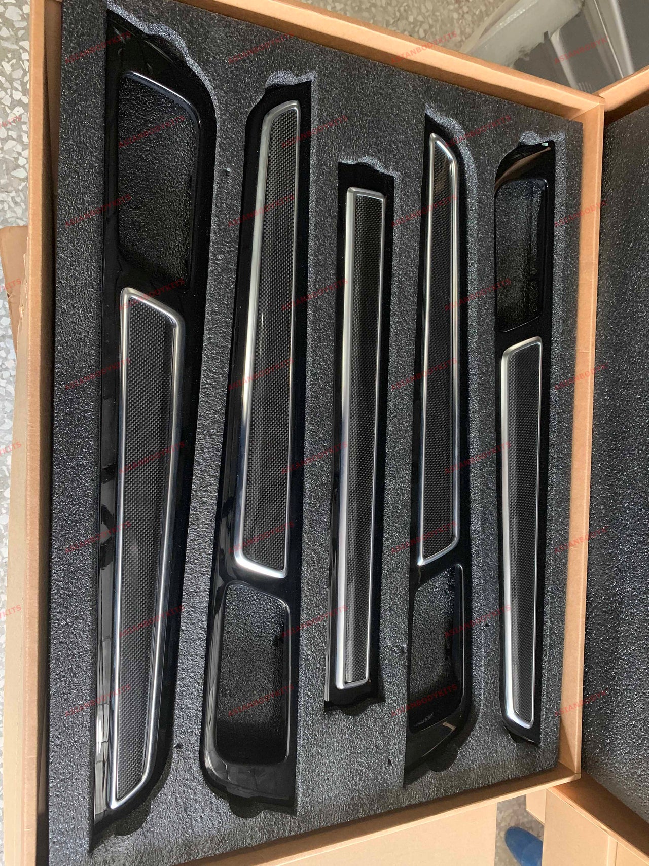 Carbon Interior Trim Kit for Porsche Cayenne 2017 Dashboard Trim Door Trim