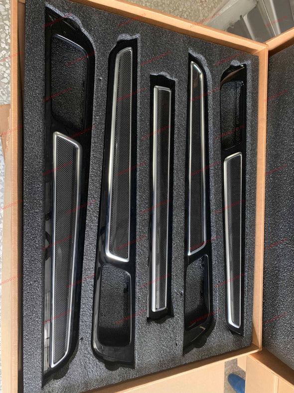 Carbon Interior Trim Kit for Porsche Cayenne 9Y 2019-2023 Dashboard Trim Door Trim