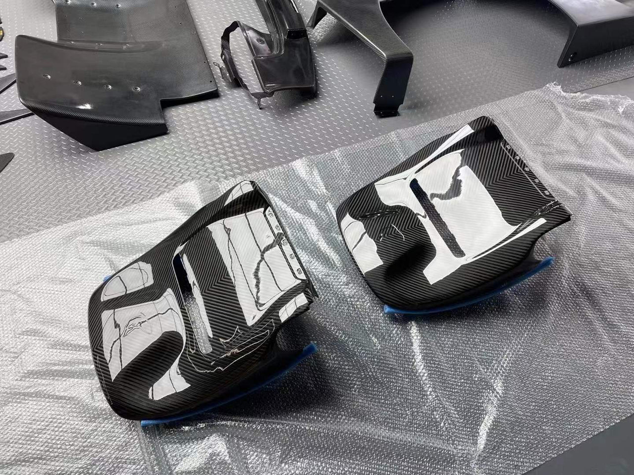 Mercedes Benz G Class Carbon Fiber Seat Back Covers W464 W463A 2020 2021 2019 2018