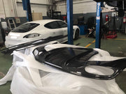 CARBON FIBER BODY KIT FOR BENTLEY CONTINENTAL GT V8 W12 2011-2015

Set includes:
Carbon Front lip
Carbon Side skirts addon
Carbon Rear diffuser.&nbsp;

Material:&nbsp;&nbsp;Carbon Fiber.&nbsp;

Note: Professional installation is required. Cutting of rear bumper light bracket is required. Sometimes need cut new diffuser locally to clear the rear suspension. Carbon rear diffuser available in two types: for V8 and W12 engines. Please specify your engine type when placing an order.