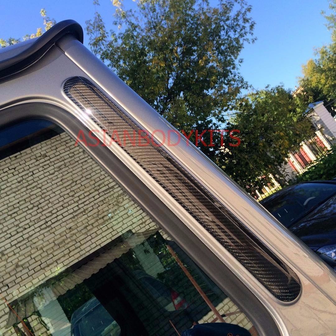 Carbon fiber C pillar air vent covers for Mercedes Benz G class G500 G63 2002+ - Forza Performance Group