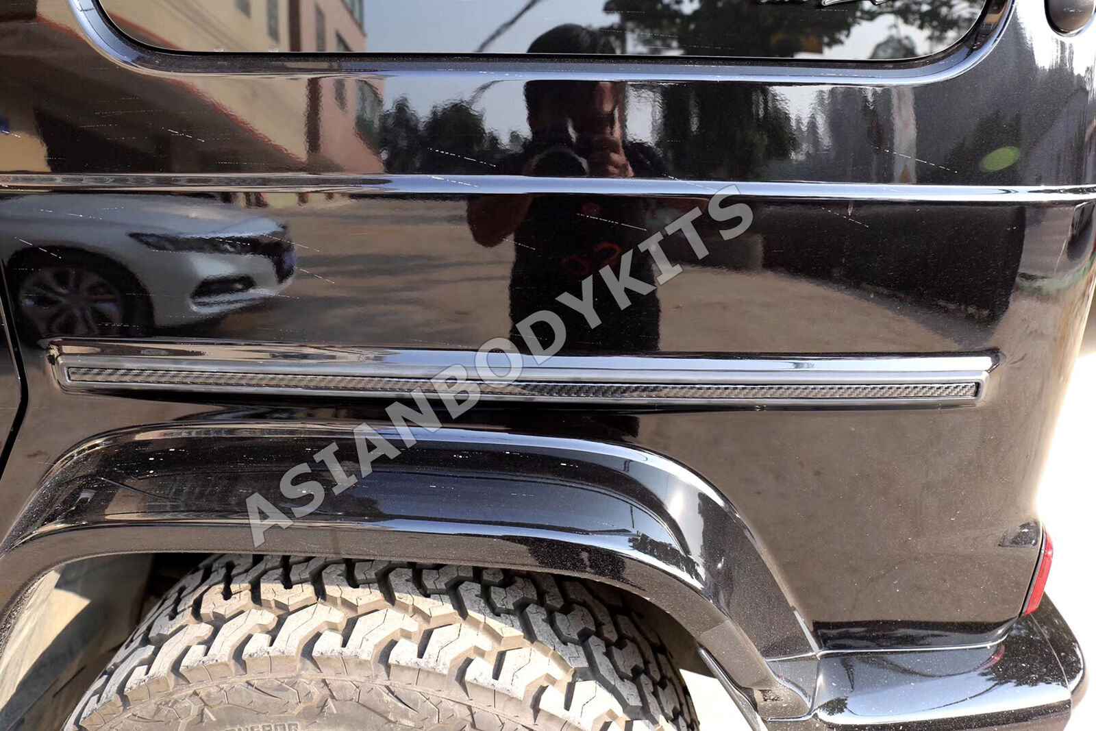 Carbon side molding for Mercedes Benz G class W463A W464 G500 G550 G63 2018+