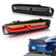 LED TAIL LIGHTS for CHEVROLET CAMARO 2016 - 2018  Set includes:  Tail Lights Features:  Lens color: red clear smoked Parking light: LED (red) Brake light: LED (red) Reverse light: LED (diamond-white) Turn signals: sequential indicator (Amber) Full LED tail lights, no need bulbs