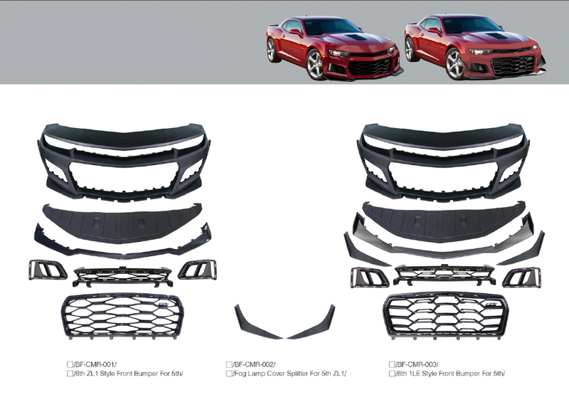 BODY KIT for CHEVROLET CAMARO 2010 - 2015