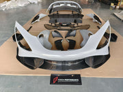 Conversion carbon body kit for McLaren 720S upgrade to 765LT