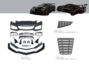 BODY KIT for CHEVROLET CORVETTE C7 2014 - 2019  Set includes:  Front Bumper Window Louvers