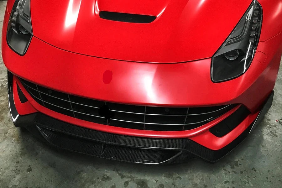 DC Style Carbon Fiber Front Lip for 2012-2017 Ferrari F12 Berlinetta 