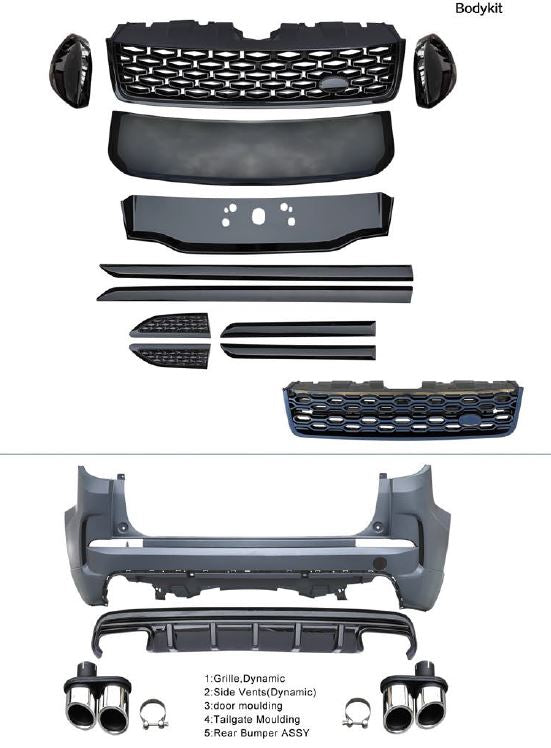 FOR LAND ROVER DISCOVERY SPORT, SVR BODY KIT 2019