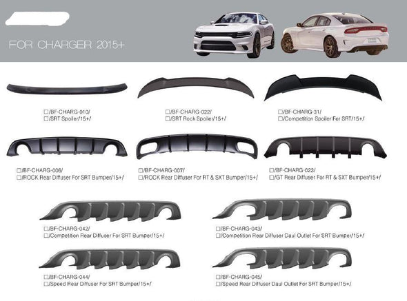 DODGE-CHARGER-SRT-BODY-KIT-REAR-BUMPERs-FRONT