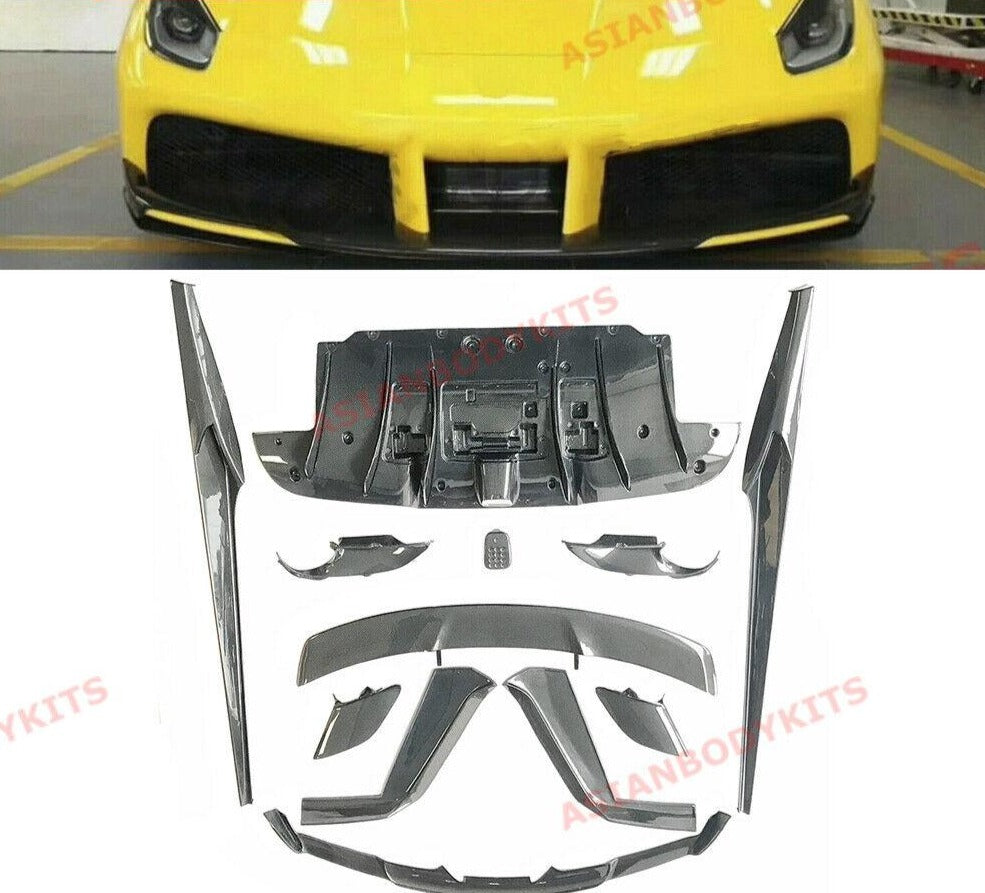 DRY Carbon Fiber Bodykit for:  Ferrari 488 GTB and Spider 2015+