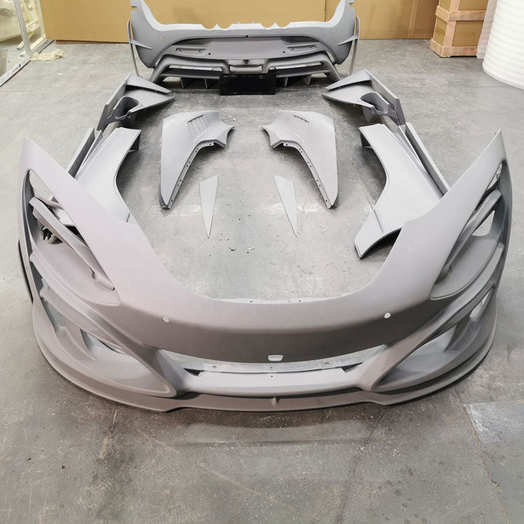 DRY CARBON FIBER Body Kit for MCLAREN 720S :

Front Bumper

Rear Bumper
Side Skirts
Front Fenders
Rear Fenders

Engine Cover

Hood

Material: Dry carbon fiber

Production time: 15-20 days

CONTACT US FOR PRICING

Note: Professional installation is required. The brake lamp is not included









Payment ►
Visa

Mastercard

PayPal with a credit card (add 4.4% at checkout)
Payoneer
Cryptocurrency
Shipment ►
By express DHL/UPS/TNT/FedEx
To the local international airport
Special line by air
Special line by th