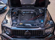 DRY CARBON FIBER ENGINE COVERS KIT for MERCEDES-BENZ W463A W464 G500 G550 2018+