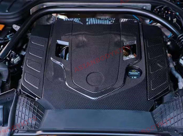 DRY CARBON FIBER ENGINE COVERS KIT for MERCEDES-BENZ W463A W464 G500 G550 2018+