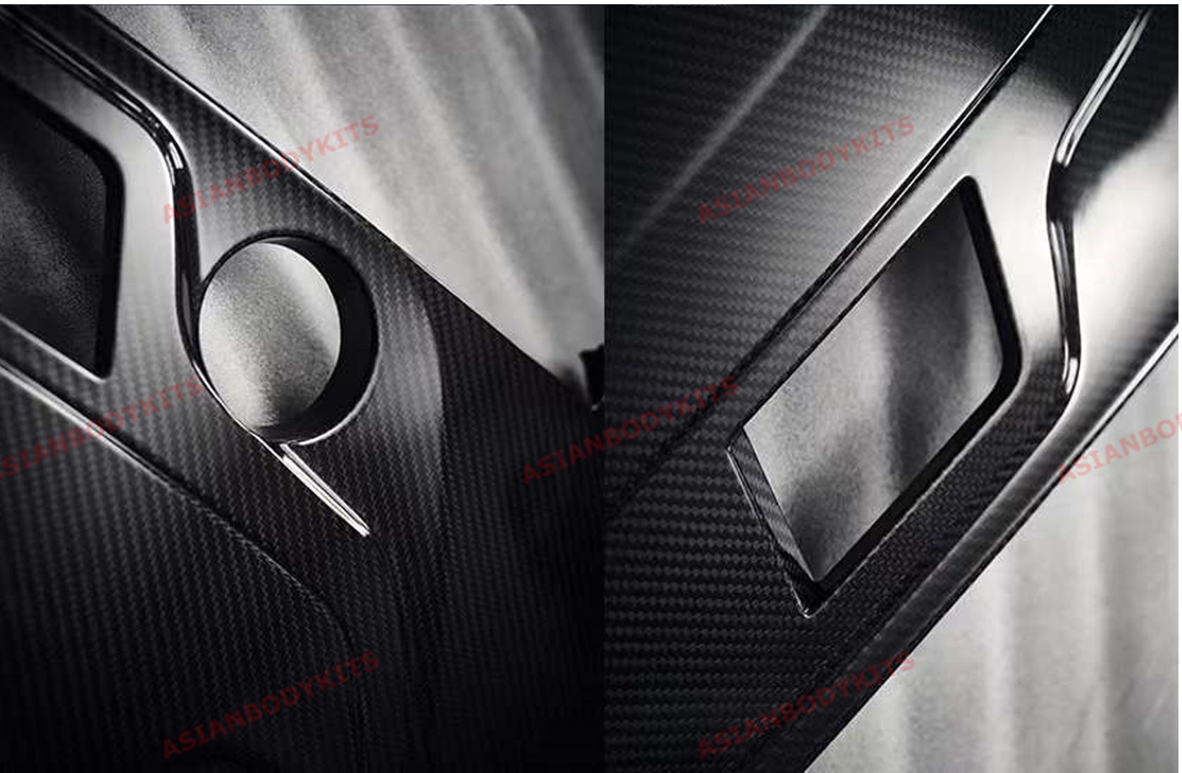 DRY CARBON FIBER ENGINE COVERS KIT for MERCEDES-BENZ W463A W464 G500 G550 2018+