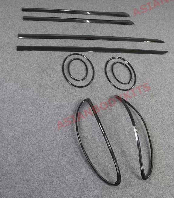 DRY CARBON FIBER EXTERIOR TRIM KIT COVERS for BENTLEY BENTAYGA 2020+