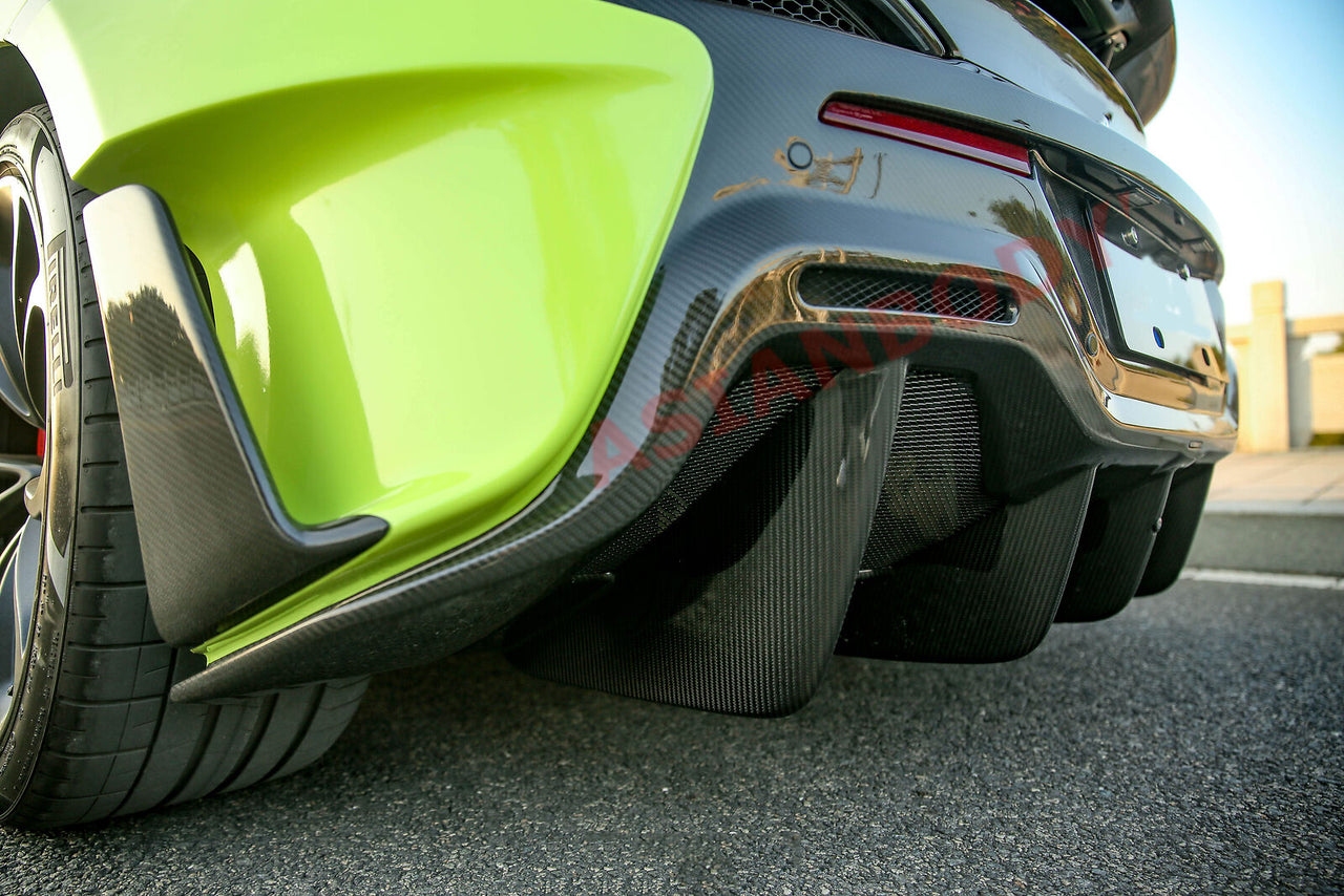 DRY CARBON FIBER REAR BUMPER for MCLAREN 540C 570GT 570S LT600 2015 - 2020