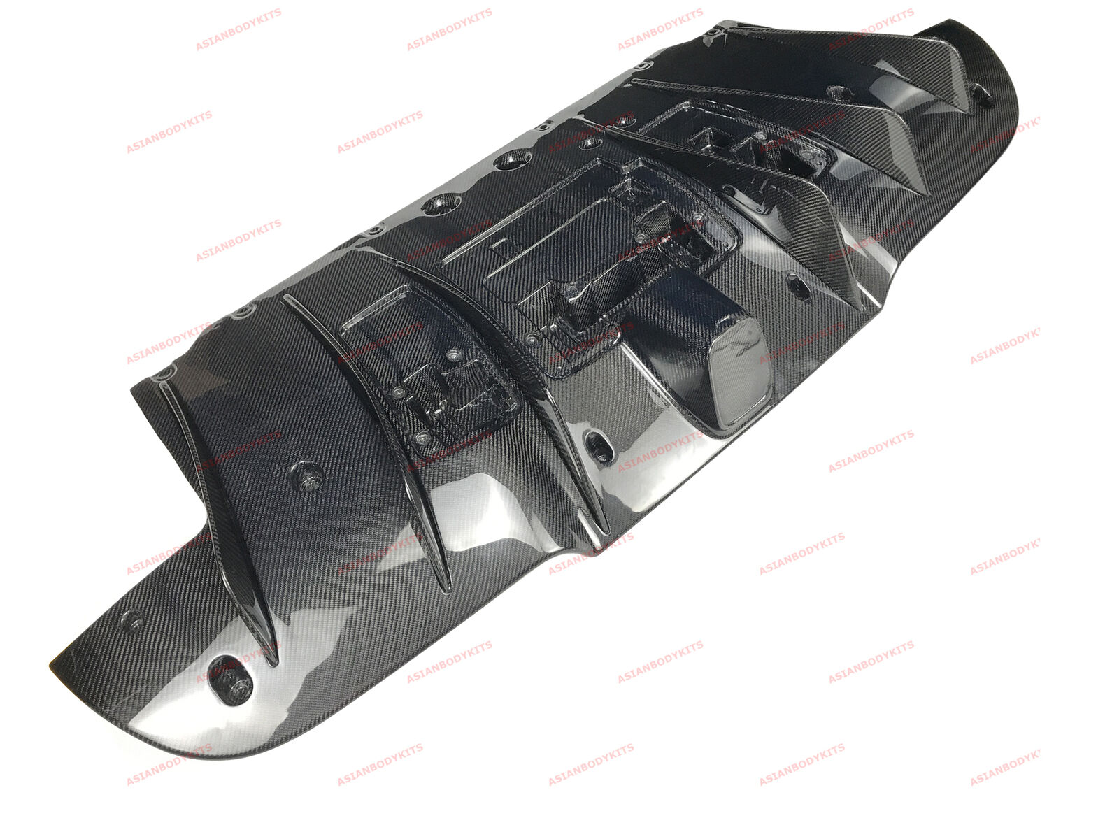 FERRARI 488 GTB Spyder DRY CARBON FIBER REAR DIFFUSER