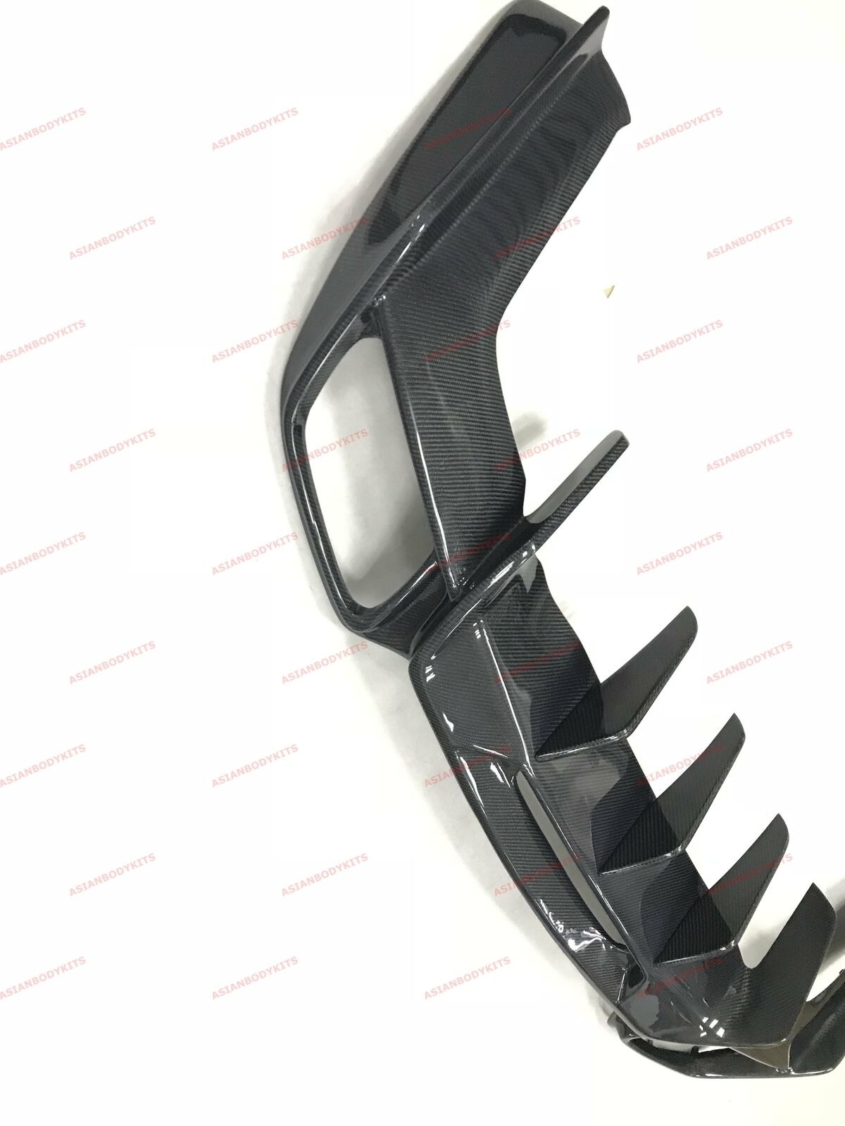 DRY CARBON FIBER REAR DIFFUSER for MERCEDES BENZ AMG GT S C190 R190 2015 - 2018