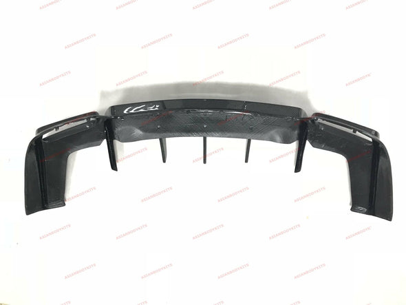 DRY CARBON FIBER REAR DIFFUSER for MERCEDES BENZ AMG GT S C190 R190 2015 - 2018