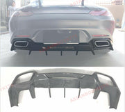 DRY CARBON FIBER REAR DIFFUSER for MERCEDES BENZ AMG GT S C190 R190