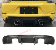 DRY CARBON FIBER REAR DIFFUSER for PORSCHE CAYMAN BOXSTER 982 718