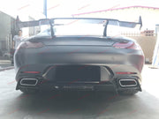 DRY CARBON FIBER REAR SPOILER for MERCEDES BENZ AMG GT S C190 2015 - 2018
