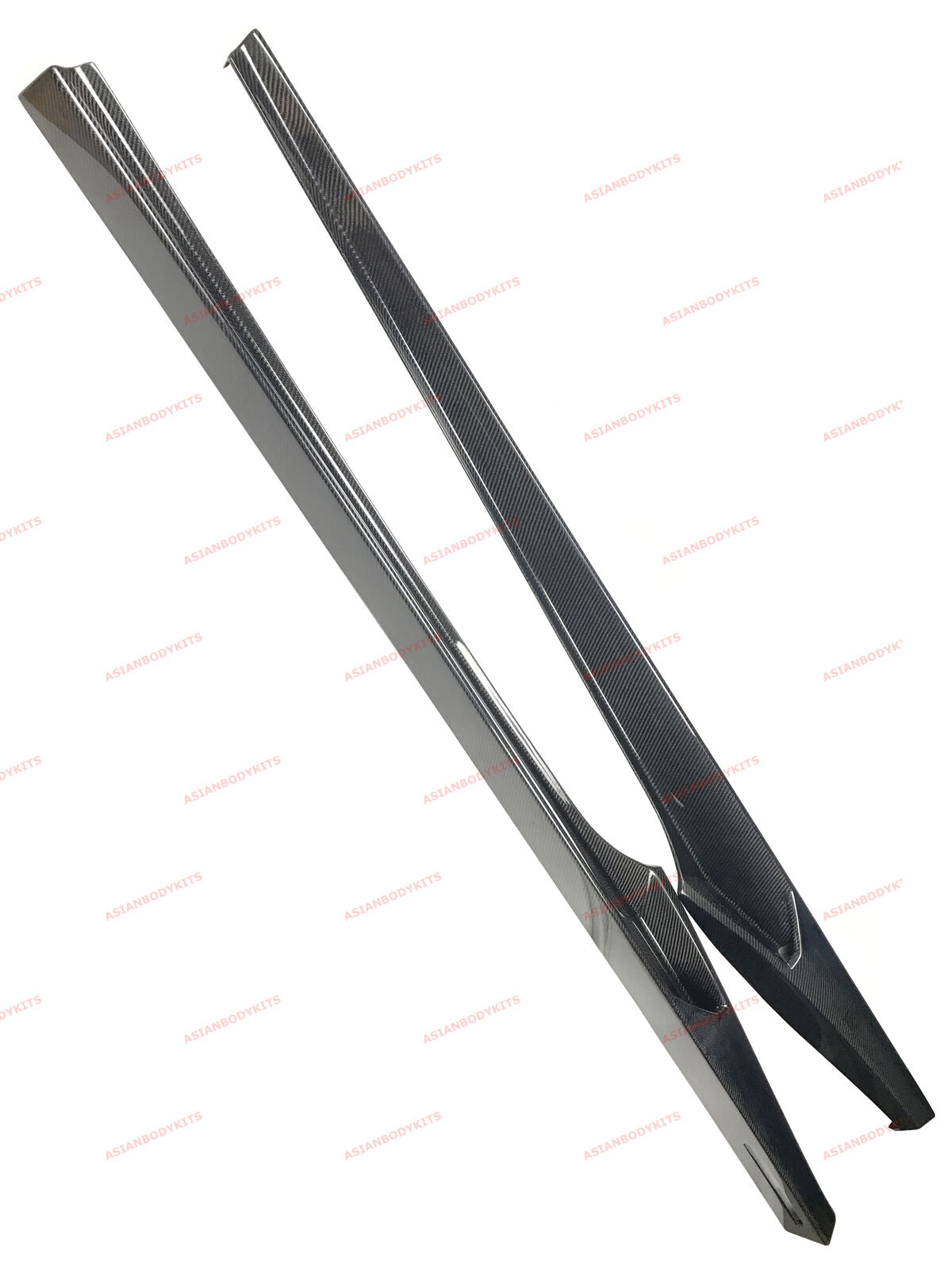 DRY CARBON FIBER SIDE SKIRTS for FERRARI 488 GTB Spyder 2015 - 2019