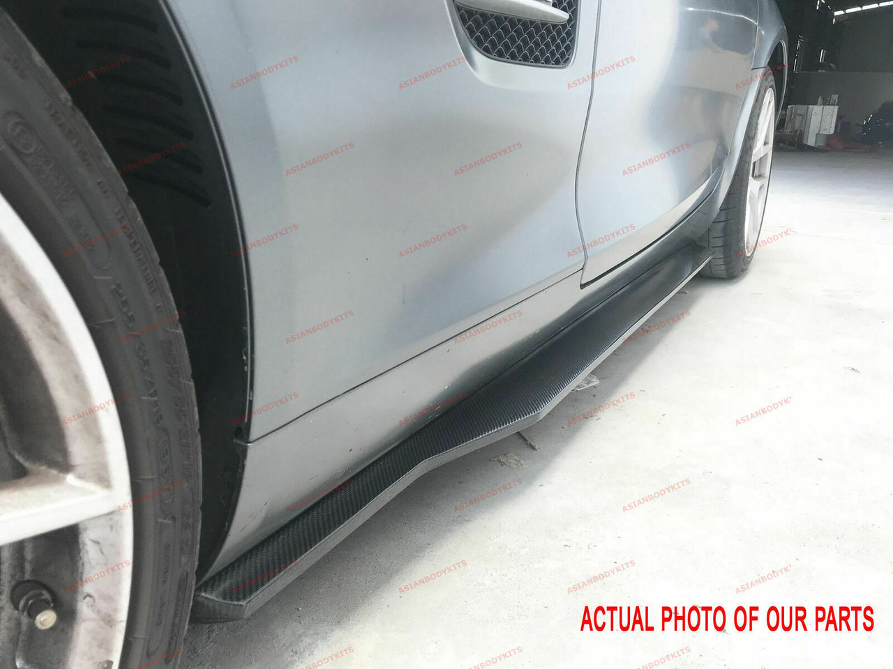 DRY CARBON FIBER SIDE SKIRTS for MERCEDES BENZ AMG GT S C190 R190 2015 - 2018