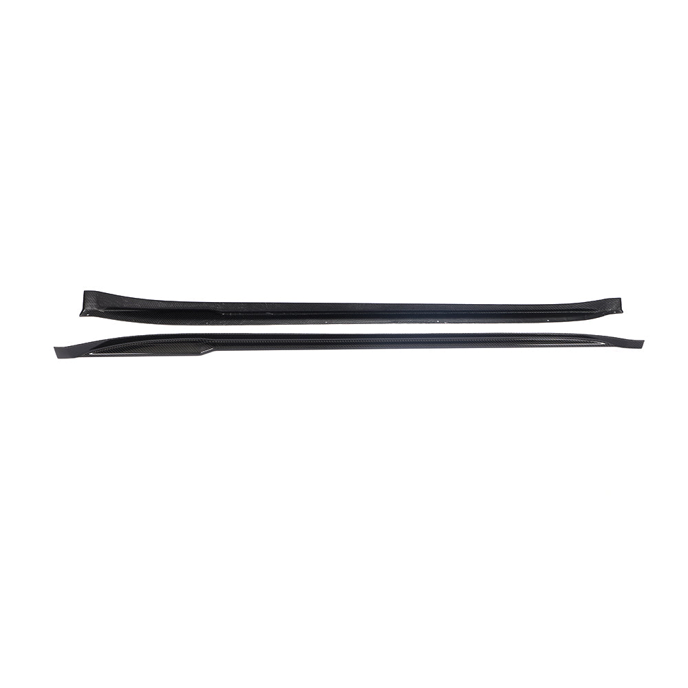 DRY CARBON FIBER SIDE SKIRTS for PORSCHE 911 992.1 CARRERA 4 S 4S 2019 - 2025