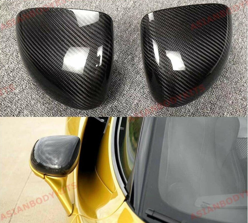 DRY CARBON Fiber MIRRORS housing covers fit McLaren 720S MP4-12C 540C 570S 650S