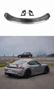 DRY CARBON REAR SPOILER for PORSCHE CAYMAN BOXSTER 982 718 2016+