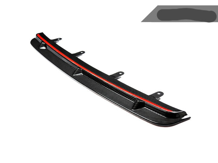 Dry Carbon Center Front Lip For BMW M5 F90 2017-2020  Set Include:  Center Front Lip Material: Dry Carbon  NOTE: Professional installation is required.