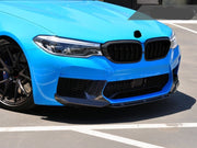 Dry Carbon Center Front Lip For BMW M5 F90 2017-2020  Set Include:  Center Front Lip Material: Dry Carbon  NOTE: Professional installation is required.