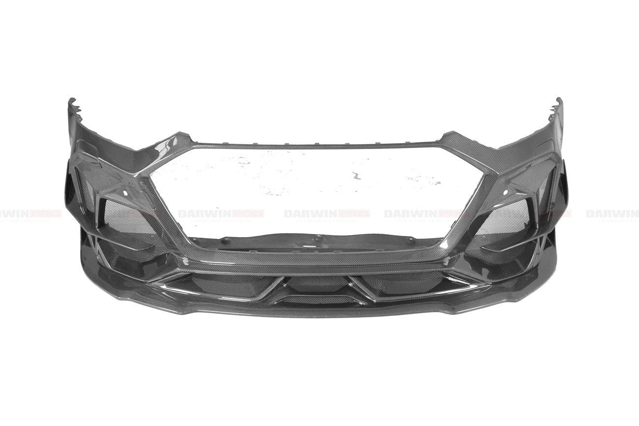 DARWIN PRO GENUINE CARBON BODY KIT FOR AUDI RS6 C8  Set include:   Front Bumper Rear Diffuser Hood Front Lip Side Skirts Front Fender Front Canards Roof Spoiler Middle Spoiler MATERIAL: Dry Carbon Fiber