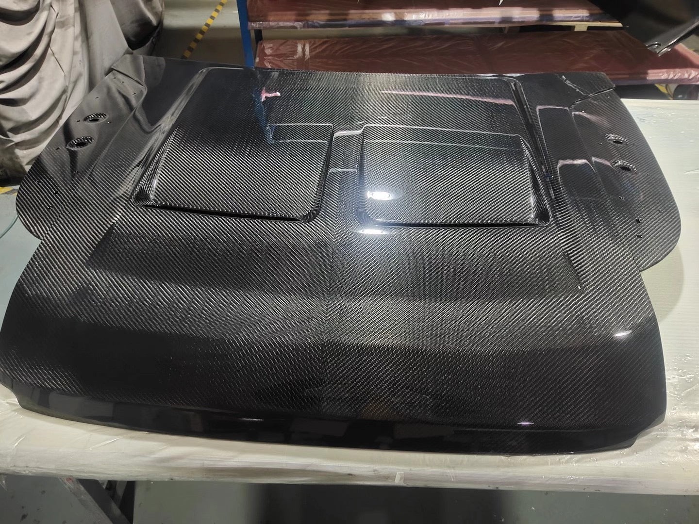 SVR Style hood for land rover defender l663 110 90