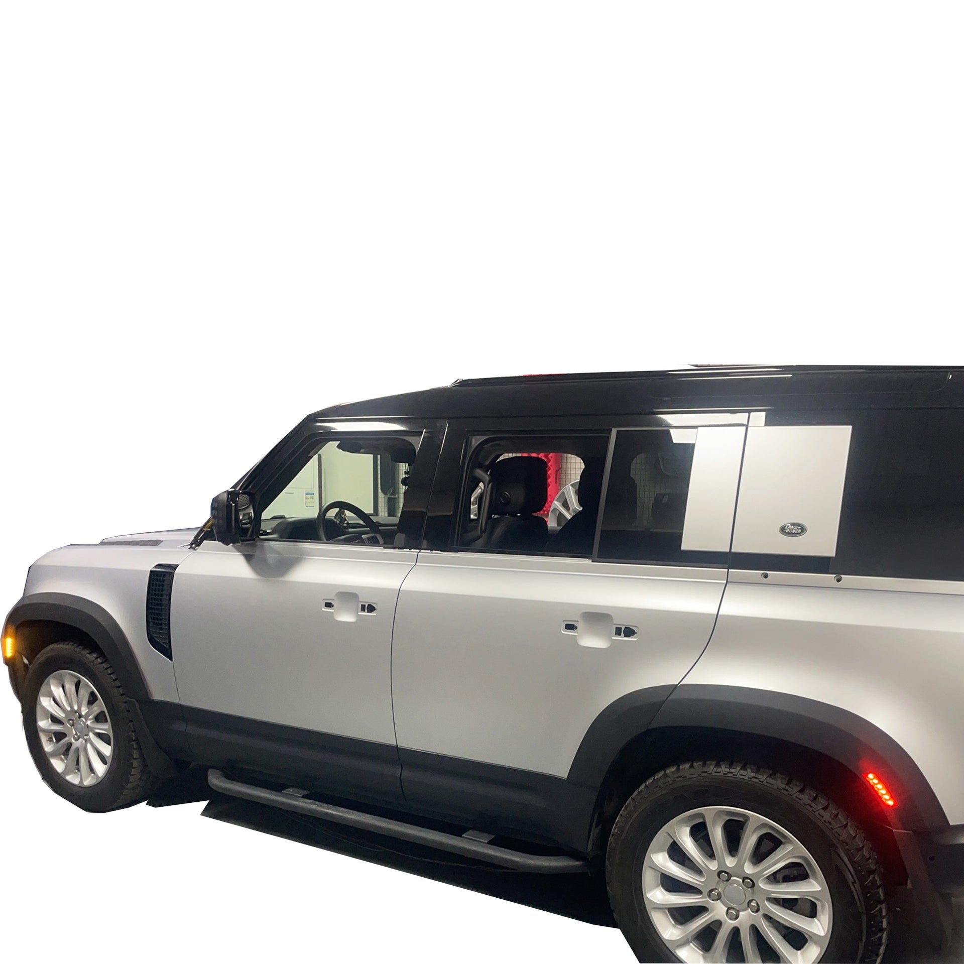 FENDER FLARES with SIDE MARKS for LAND ROVER DEFENDER L663 110 2020+
