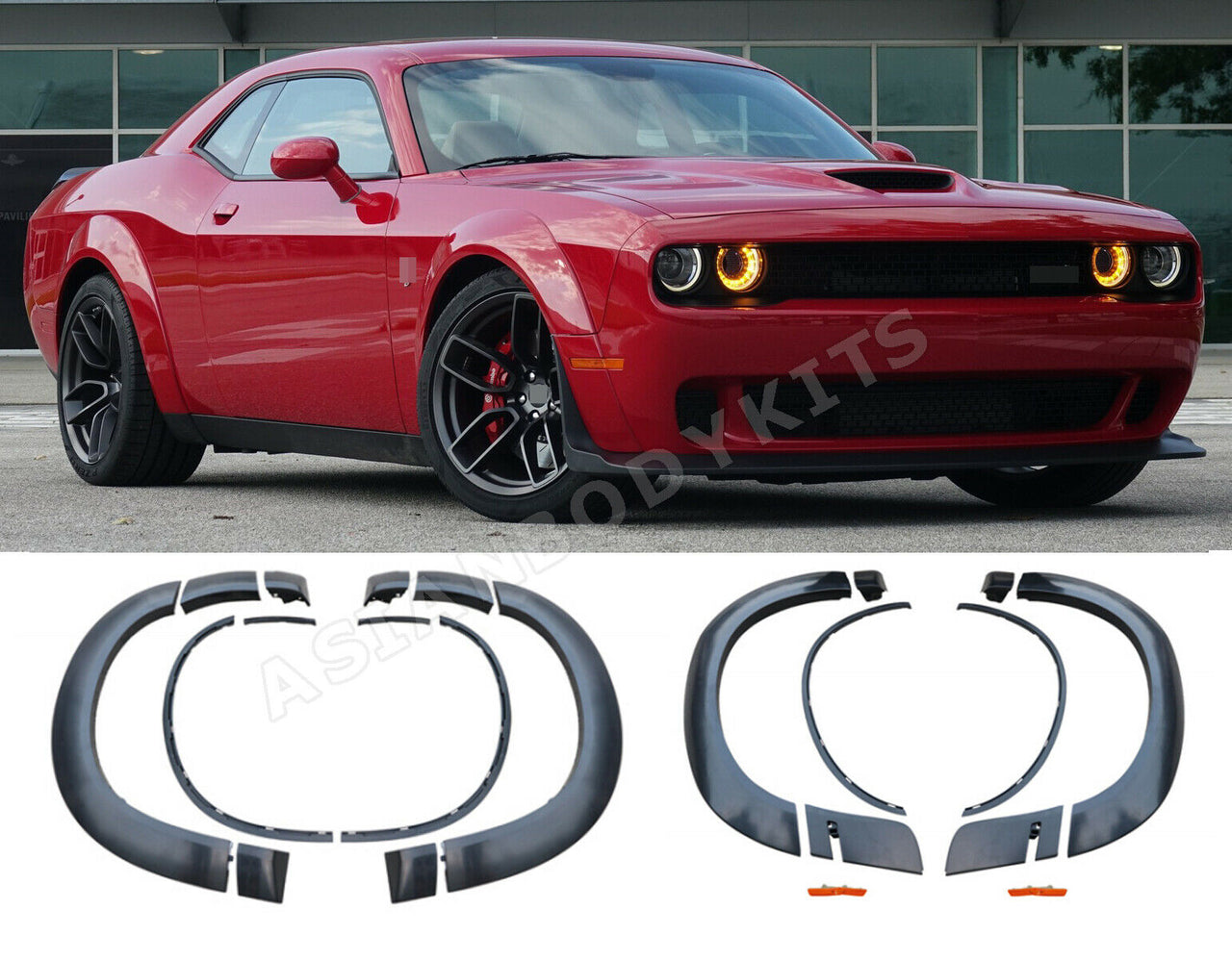 Dodge Challenger Hellcat FENDER FLARES