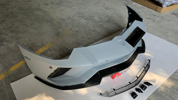 LP 780-4 Ultimate Conversion Body Kit For Lamborghini Aventador  Set include:  Front Bumper Side Skirts Rear Bumper Engine Air Intake Titanium Exhaust Material: Real DRY CARBON  NOTE: Professional installation is required