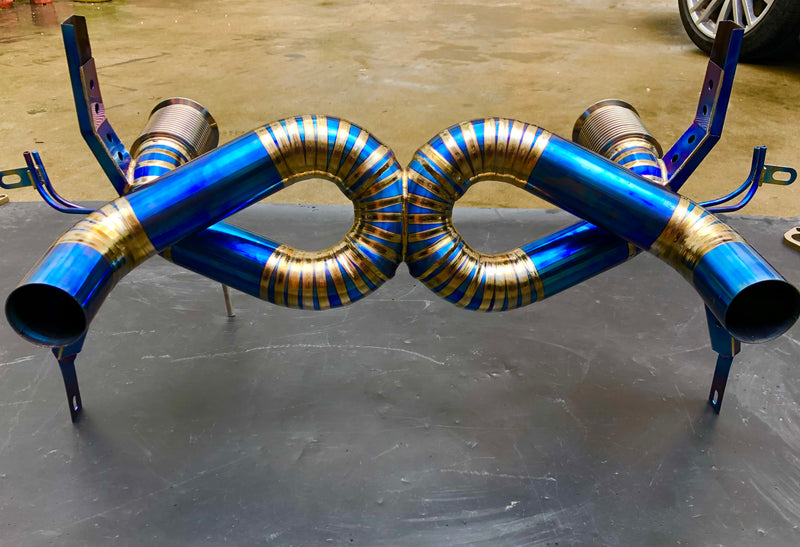 EXHAUST CATBACK X PIPE for LAMBORGHINI HURACAN EVO SPYDER RWD 2019