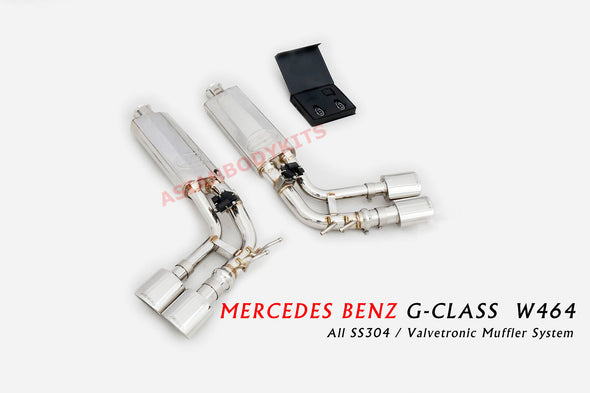 EXHAUST MUFFLER for Mercedes AMG G63 G500 G550 G-class W463A W464 2018+ (VALVED) - Forza Performance Group
