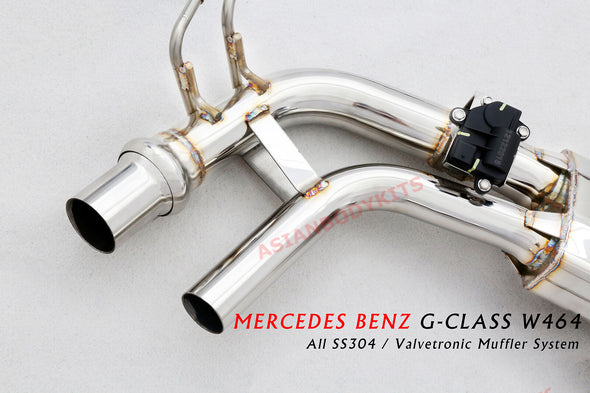 EXHAUST MUFFLER for Mercedes AMG G63 G500 G550 G-class W463A W464 2018+ (VALVED) - Forza Performance Group