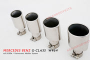 EXHAUST MUFFLER for Mercedes AMG G63 G500 G550 G-class W463A W464 2018+ (VALVED) - Forza Performance Group