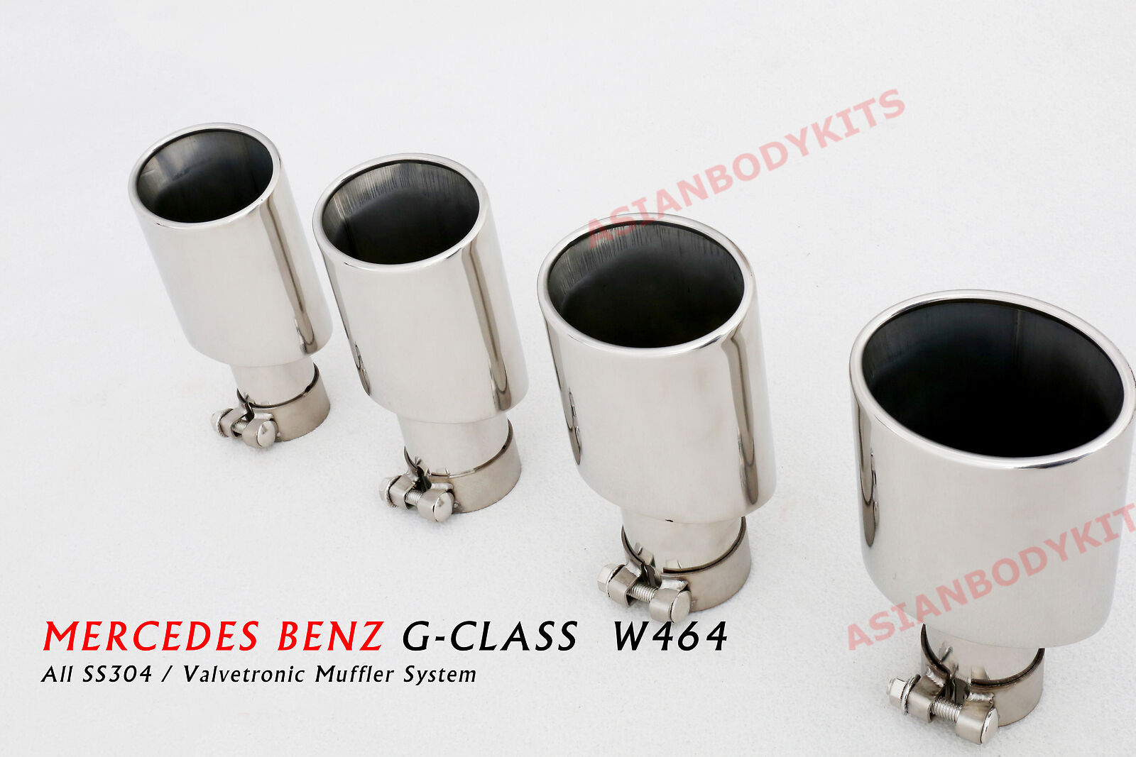 EXHAUST MUFFLER for Mercedes AMG G63 G500 G550 G-class W463A W464 2018+ (VALVED) - Forza Performance Group
