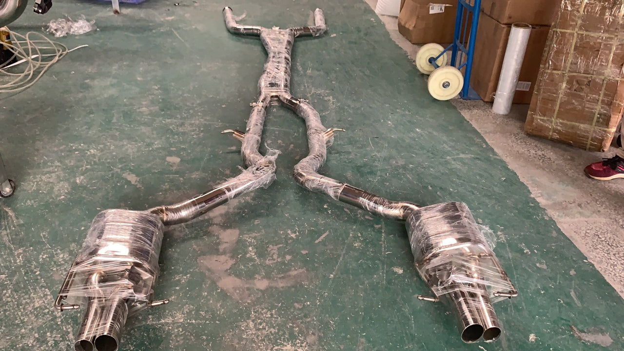 VALVED EXHAUST CATBACK MUFFLER for MERCEDES BENZ E63 W213