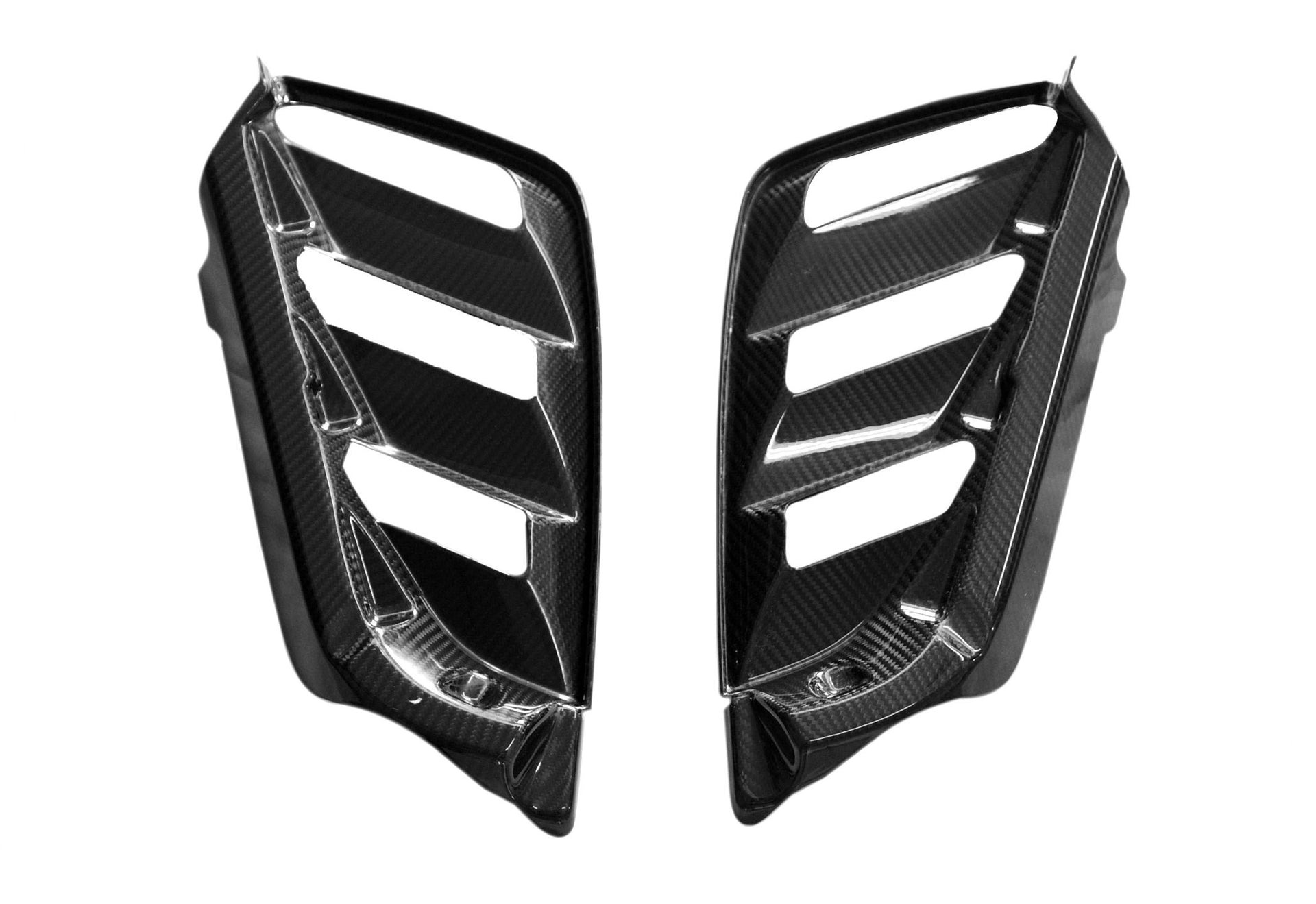 Dry carbon fiber engine hood air vent covers for Ferrari 488 GTB/Spider 2015 - 2019