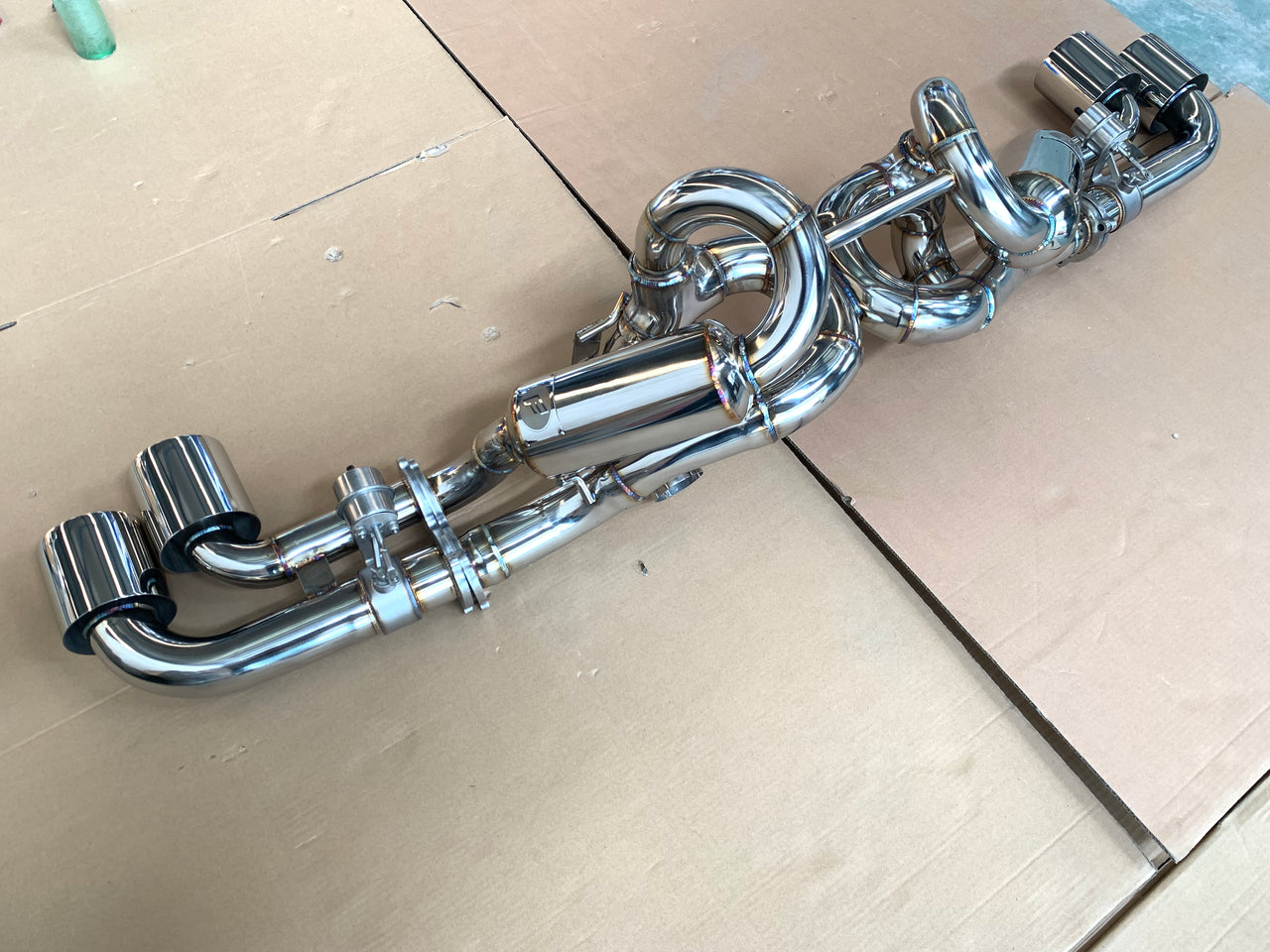    FERRARI-F430-EXHAUST-CATBACK-PIPES-STAINLESS-STEEL-TUNING-SYTEM