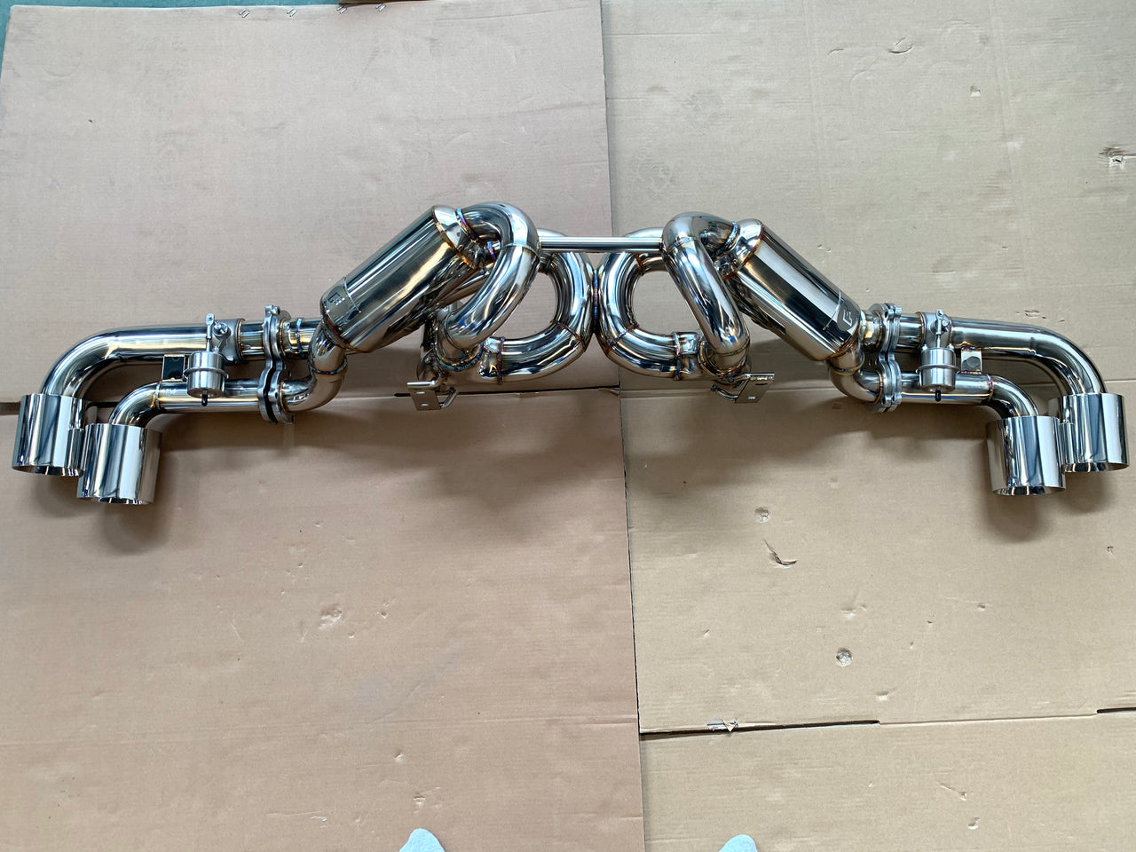    FERRARI-F430-EXHAUST-CATBACK-PIPES-STAINLESS-STEEL-TUNING-SYTEM